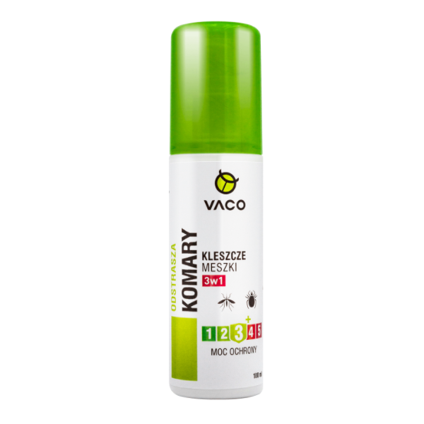 Vaco, płyn na komary, kleszcze i meszki, 100 ml