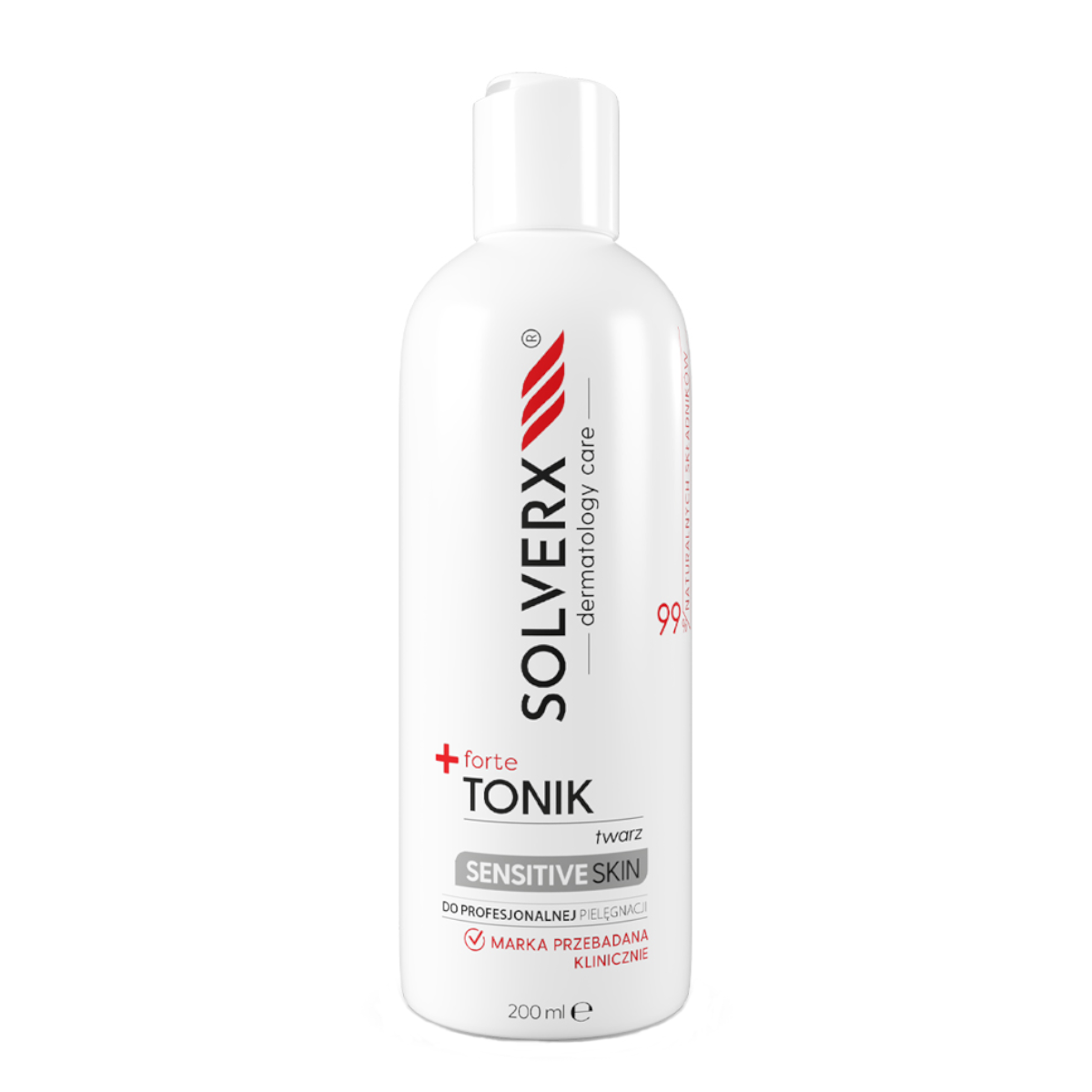 Solverx Forte Sensitive Skin, tonik do twarzy, 200 ml