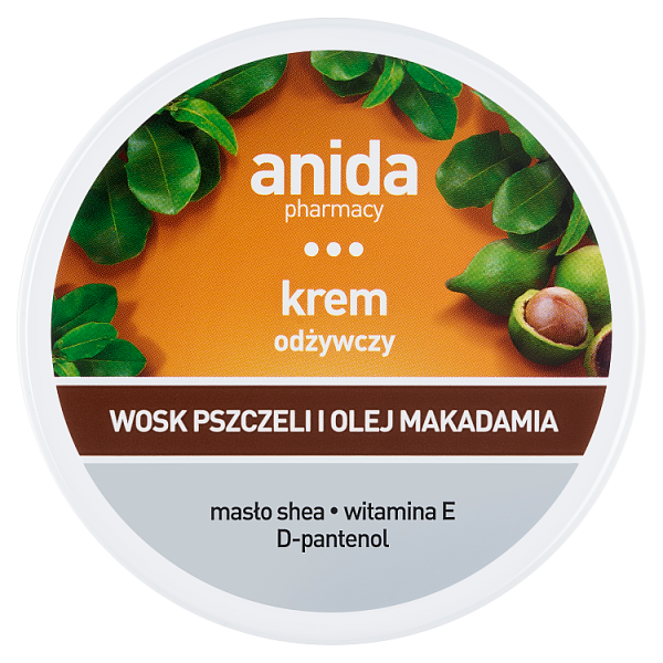 Anida, krem odżywczy wosk pszczeli i olej makadamia, 125 ml