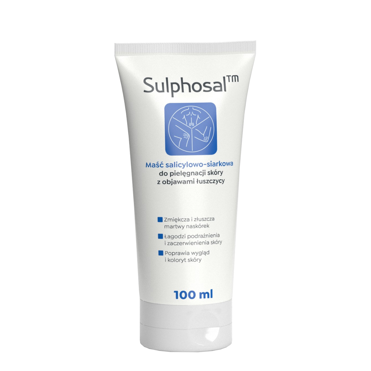 Sulphosal, maść salicylowo-siarkowa, 100 ml