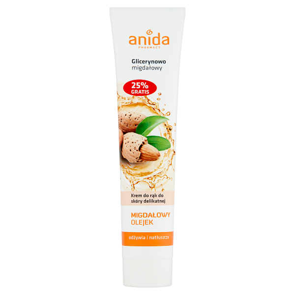 Anida, krem glicerynowo-migdałowy do rąk, 125 ml