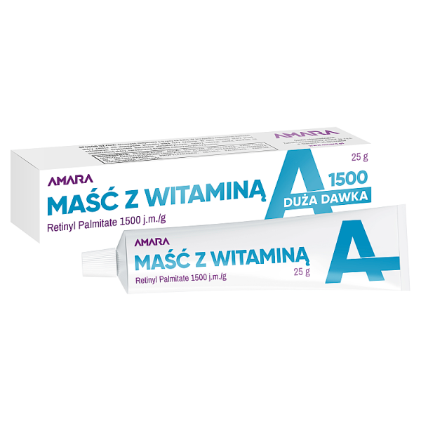 Amara, maść z witaminą A, 25 g