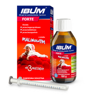 Ibum Forte, zawiesina 200 mg/ 5ml o smaku malinowym, 100 g
