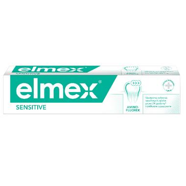 Elmex Sensitive, pasta do zębów z fluorem, 75 ml