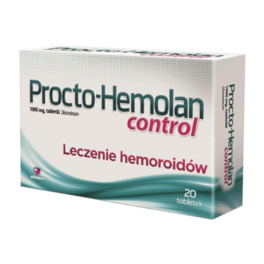 Procto Hemolan Control 1000 Mg 20 Tabletek Aptelinepl 9838