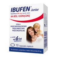 Ibufen Junior 200 mg, 10 kapsułek miękkich