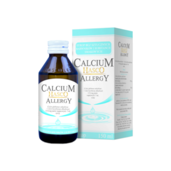 Calcium Hasco Allergy, syrop, 150 ml Apteline.pl