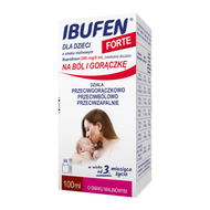 Ibufen dla dzieci Forte o smaku malinowym, 100 ml