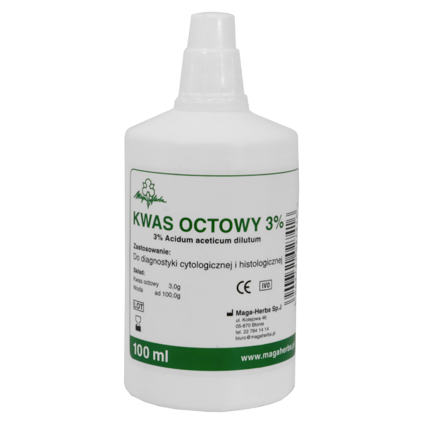 Kwas Octowy Jest Zaliczany Do Kwasów Karboksylowych Ponieważ Kwas octowy 3%, 100 ml | Apteline.pl