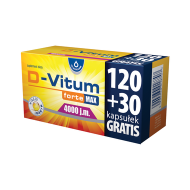 D-Vitum Forte Max 4000 j.m witamina D3 - zdjęcie produktu