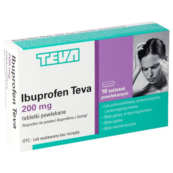 Margaret Mitchell Rejsebureau sende Ibuprofen Teva 200 mg, 10 tabletek powlekanych | Apteline.pl