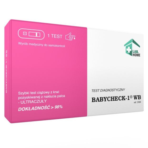 Test ciążowy z krwi BABYCHECK1 WB Apteline.pl