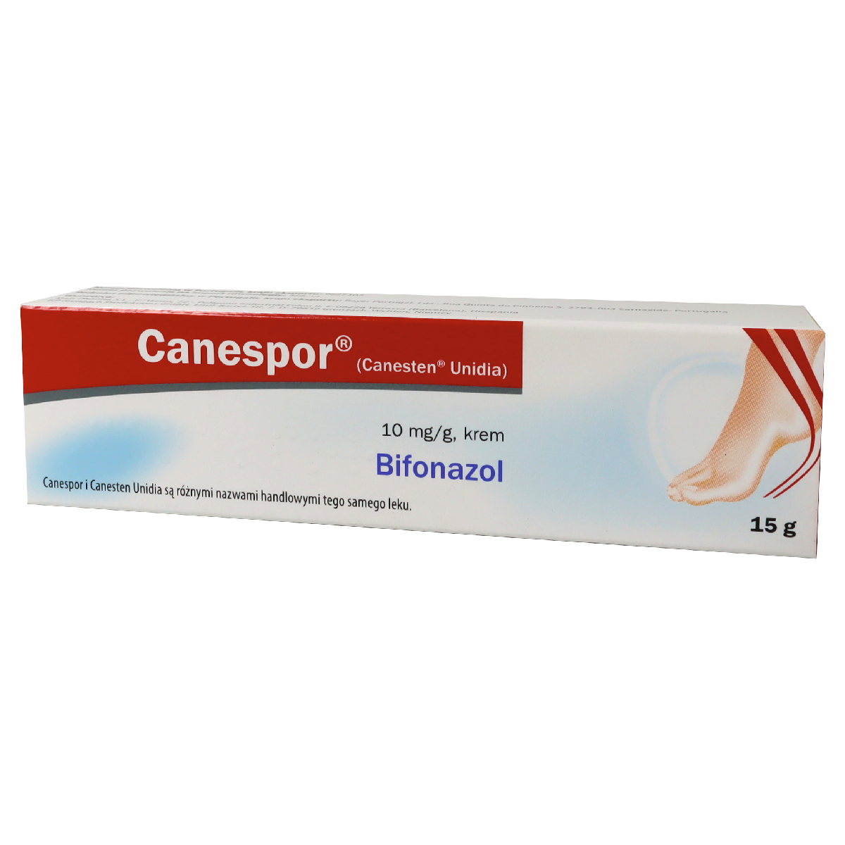 Canespor 10 mg/g (1), krem,15 g (import równoległy Inpharm) Apteline.pl