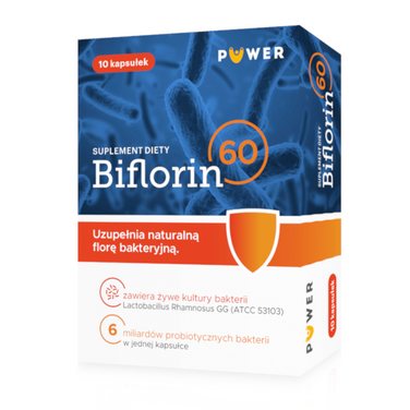 Biflorin 60, 10 kapsułek | Apteline.pl